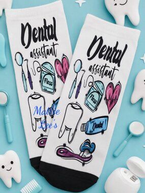 Dental Assistant Ankle Socks